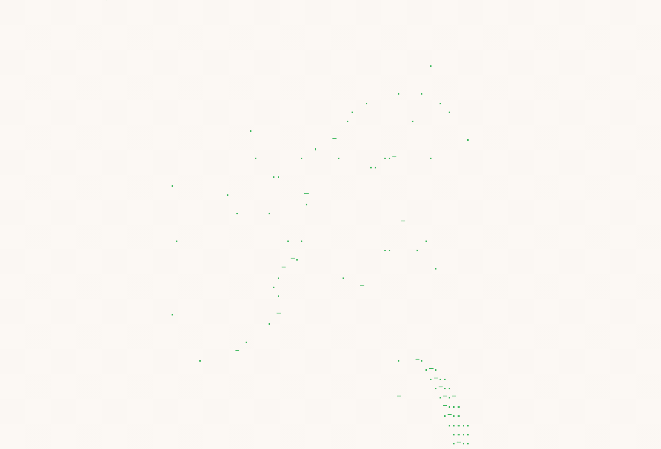 A dotted map of India showing Karya's community reach
